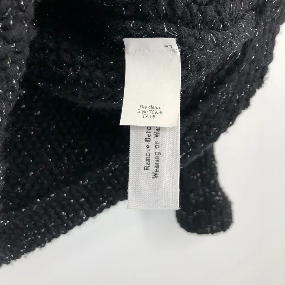 J. CREW Handknit Wool Chunky‎ Knit Shawl Collar Cardigan